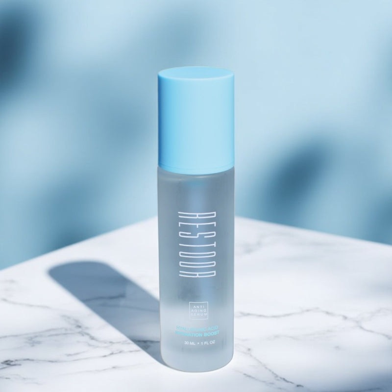 Hyaluronic Acid Serum Hydration Boost - Restoor Skin Essentials - Quality Anti Aging Serums
